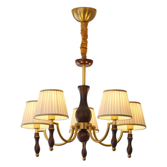 Majestic Veil Chandelier - Elegant Design with Dimmable LED Lights