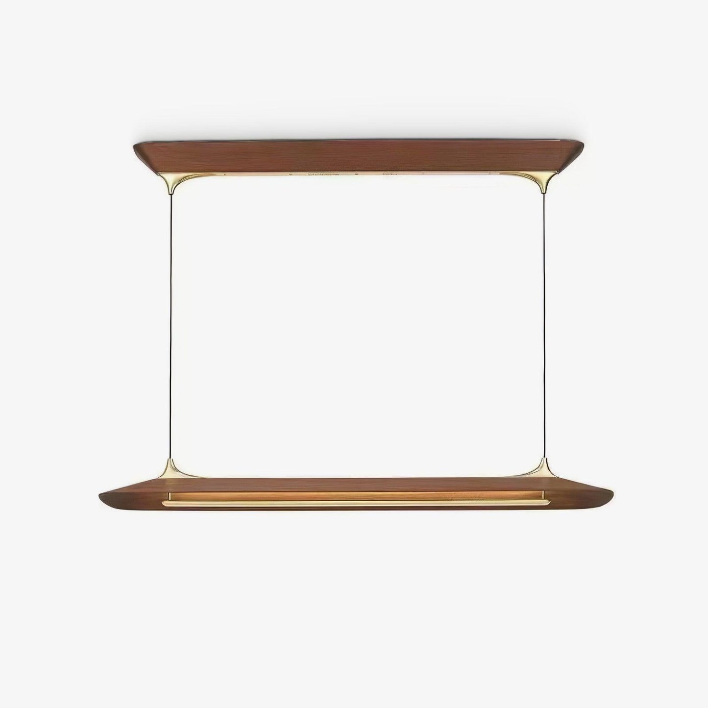 Mernoe Wooden Chandelier - Elegant Design with Adjustable Height & LED
