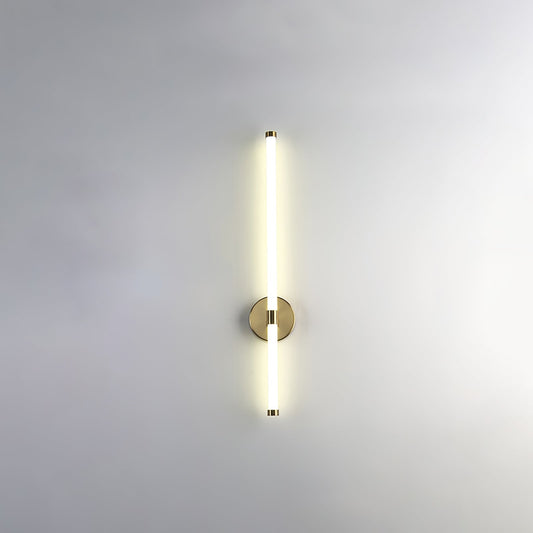 Sleek Vertical Wall Sconce - Energy-Efficient LED & Adjustable Light A