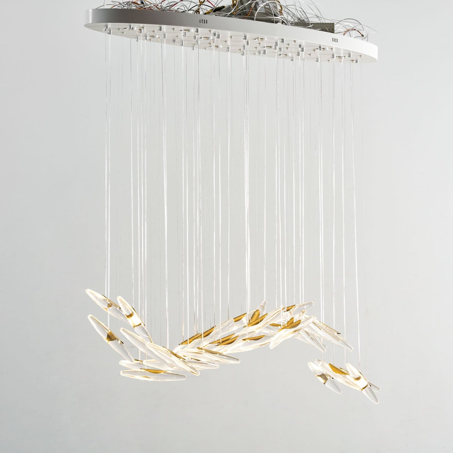 Elegant Moonlight Whispers Chandelier with Adjustable Brightness & Cry