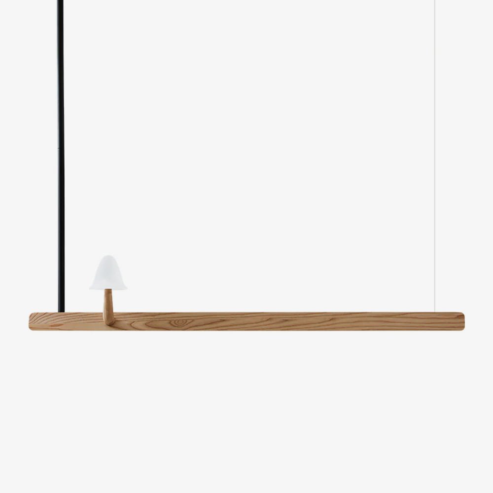 Mushroom Beam Chandelier - Adjustable LED Lighting, Modern Design