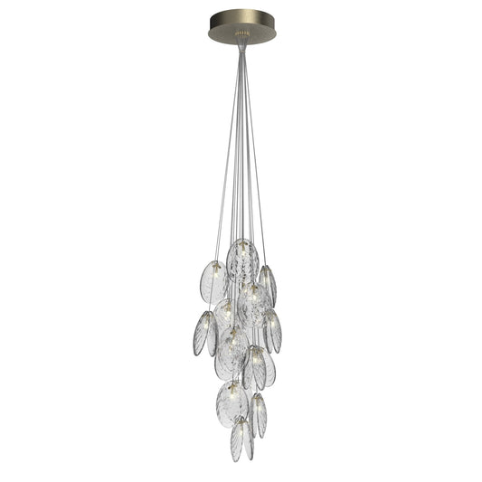 Mussels Cluster Chandelier - Elegant Design with Adjustable Height & W