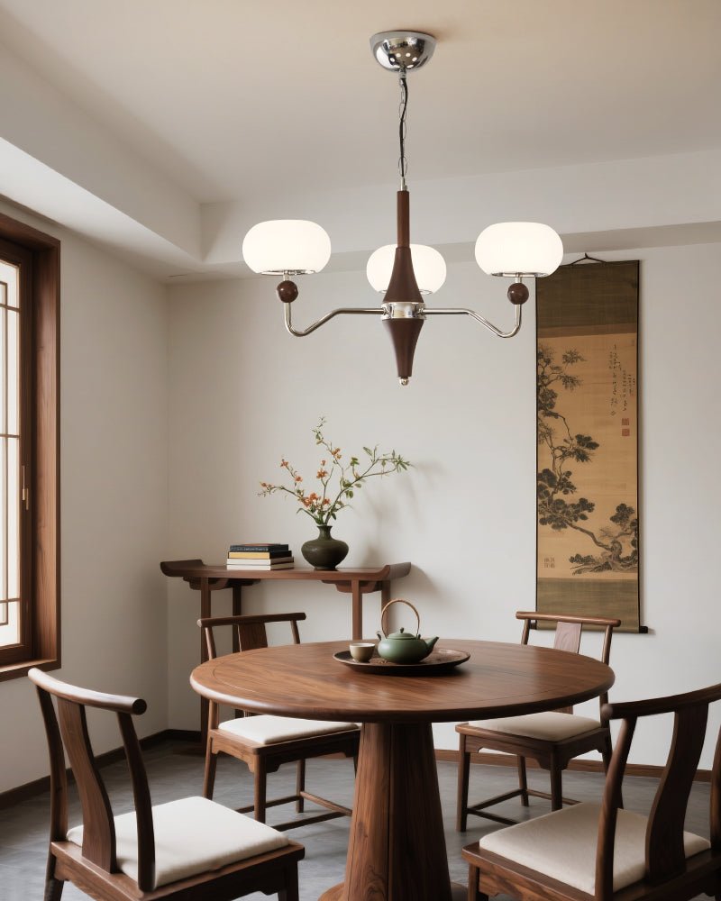 Nimira Chandelier - Elegant Design with Adjustable Height & LED Lighti