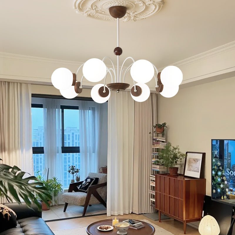 Novara Chandelier - Elegant Design with Adjustable Height & Energy-Eff