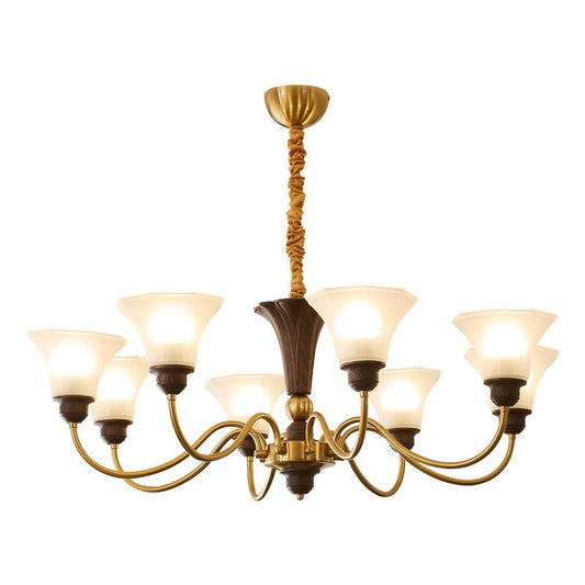 Octavia Chandelier - Elegant Crystal Design with Adjustable Hanging He