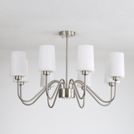 Opulenza Chandelier - Elegant Crystal Design with Adjustable Height