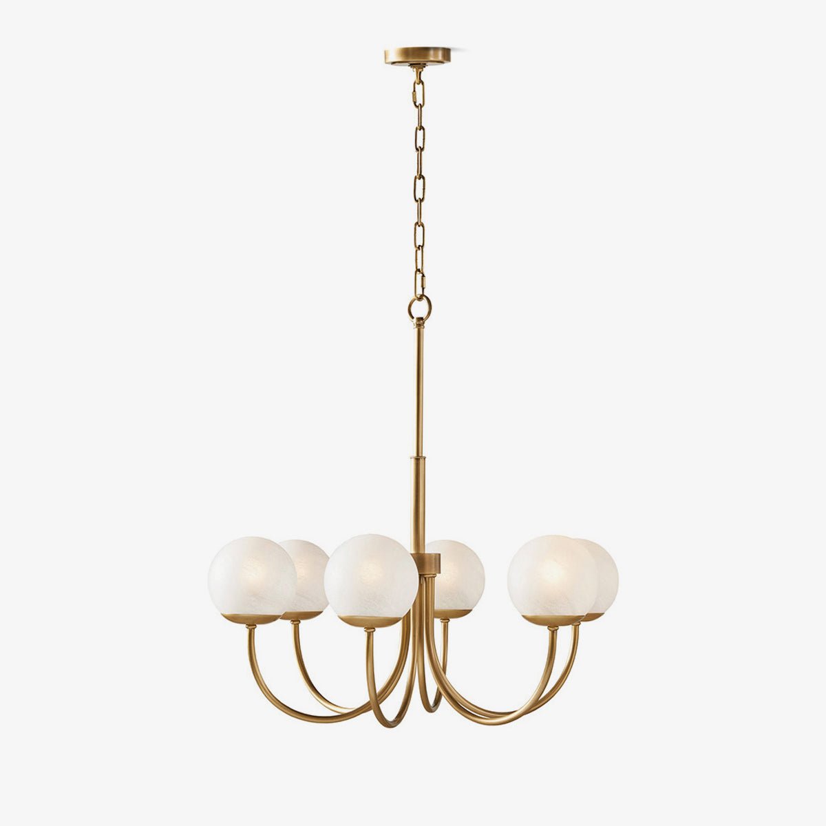 Orillia Glass Chandelier - Elegant Design with Adjustable Height & LED