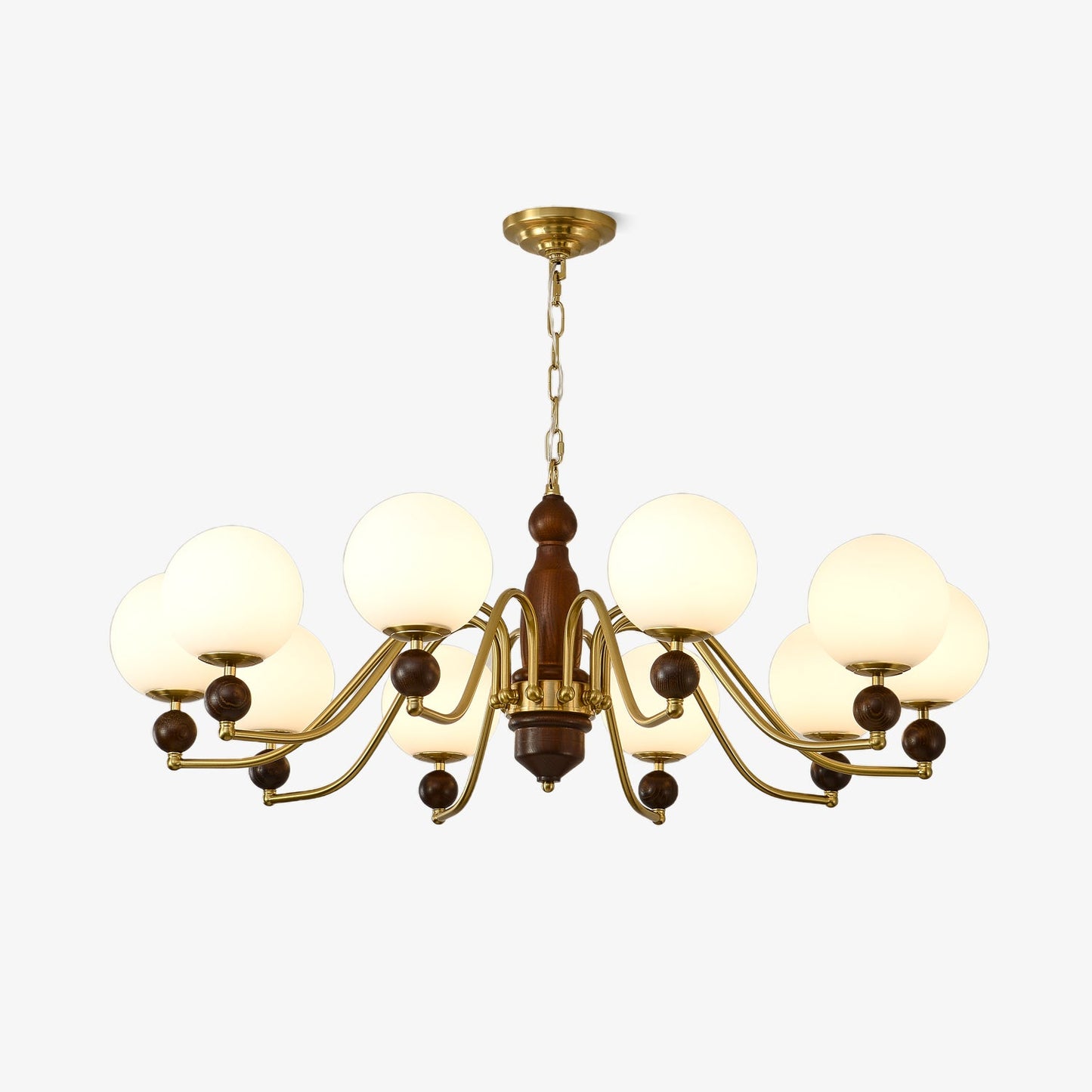 Elegant Ornate Heritage Chandelier - Adjustable Height, Crystal Accent