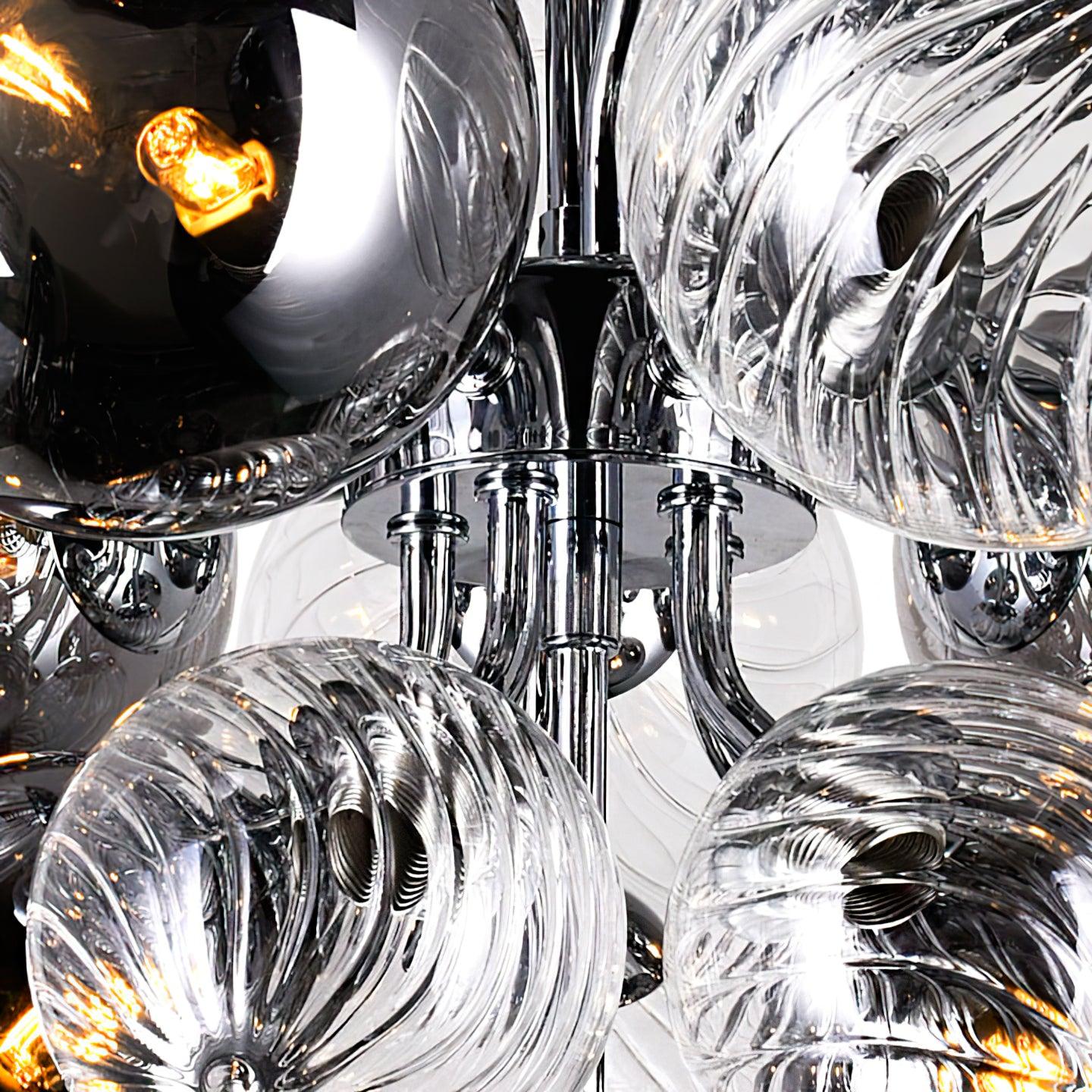 Pallocino Crystal Chandelier - Elegant Design with Adjustable Height