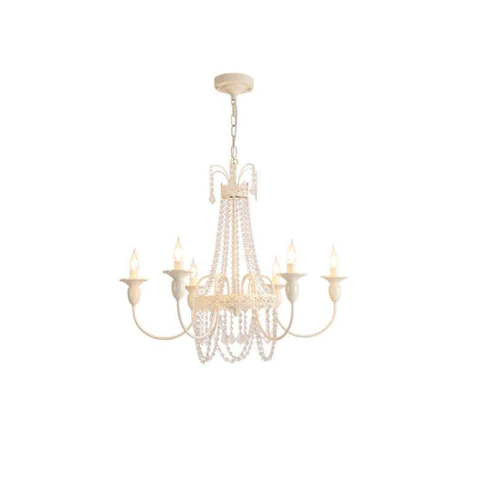 Elegant Pavia Chandelier - 5 Light Design with Adjustable Height & Cry