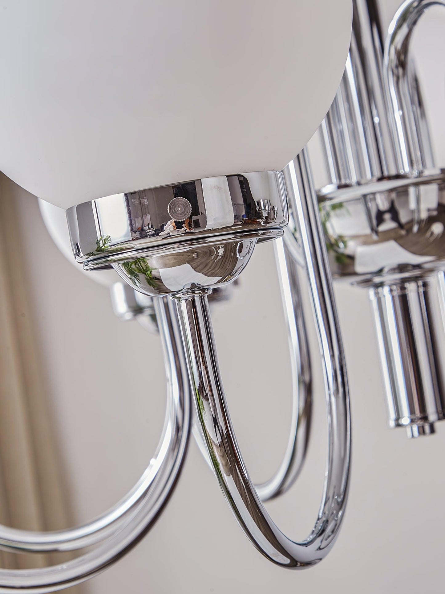 Carisa Chandelier - Elegant Design with Adjustable Height & LED Compat