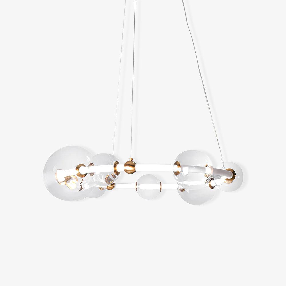 Elegant Puppet Chandelier - Adjustable Height, Soft Ambient Lighting