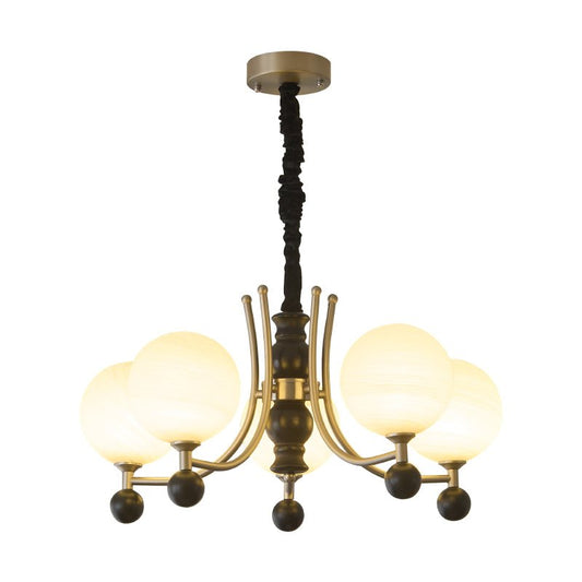 Serenus Sphere Chandelier - Modern Design with Adjustable Height & LED