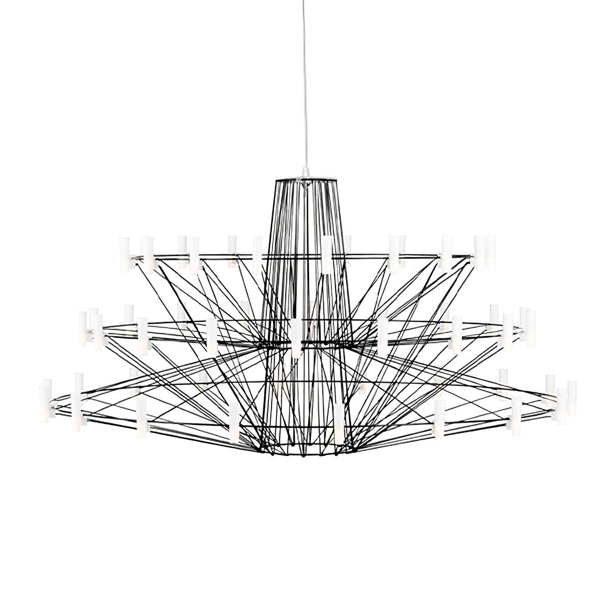 Sky Ballet Chandelier - Elegant Design with Adjustable Height & LED Li