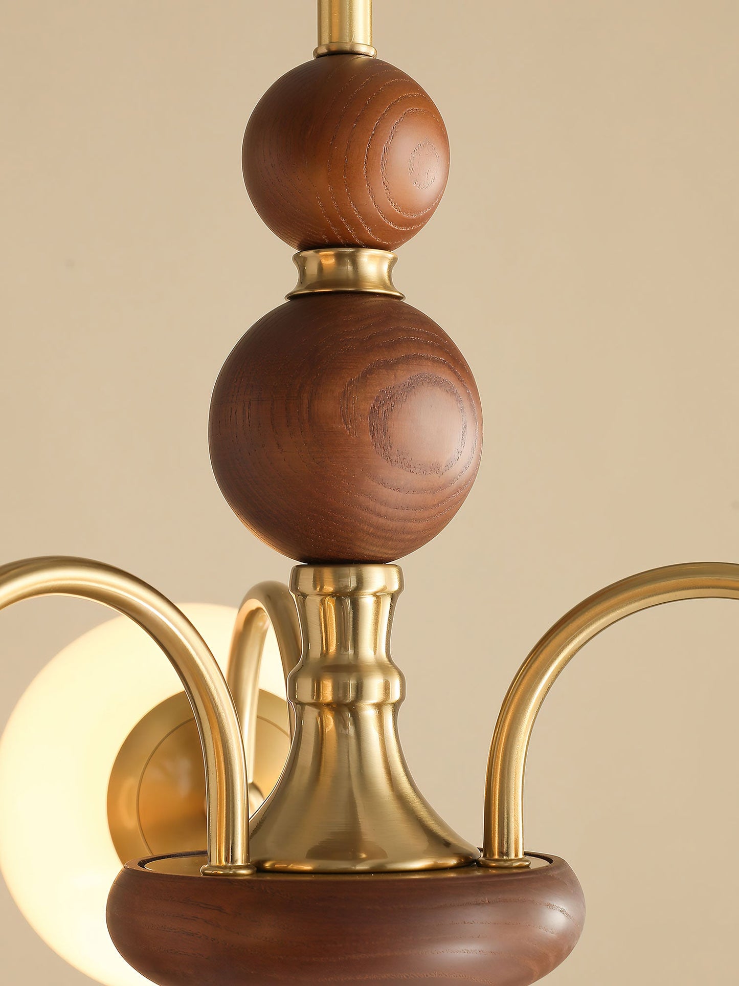 Solara Globe Chandelier - Modern Design with Adjustable Height & LED B