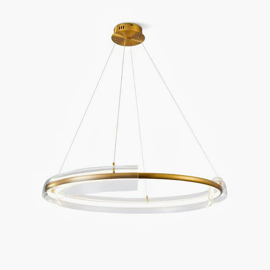 Solstice Modern LED Chandelier with Dimmable Brightness & Sleek Design
