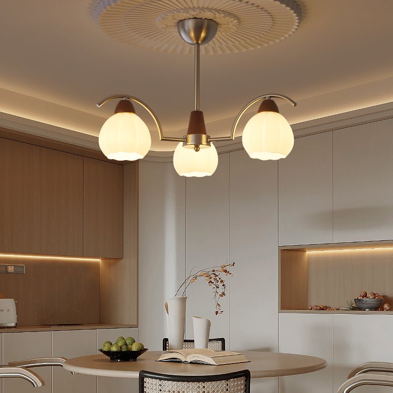 Soluna Bloom Chandelier - Elegant Design with Adjustable Height & LED