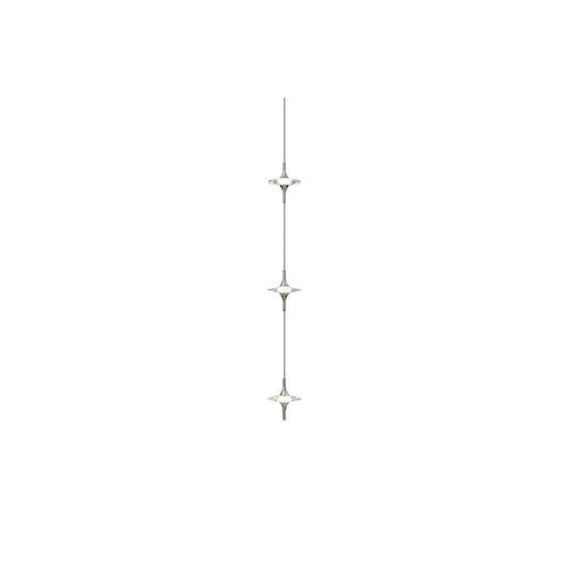 Starfall Staircase Chandelier - Elegant Design with Adjustable Height