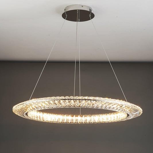 Tanager Geometric Chandelier - Modern Design, Adjustable Height, LED C