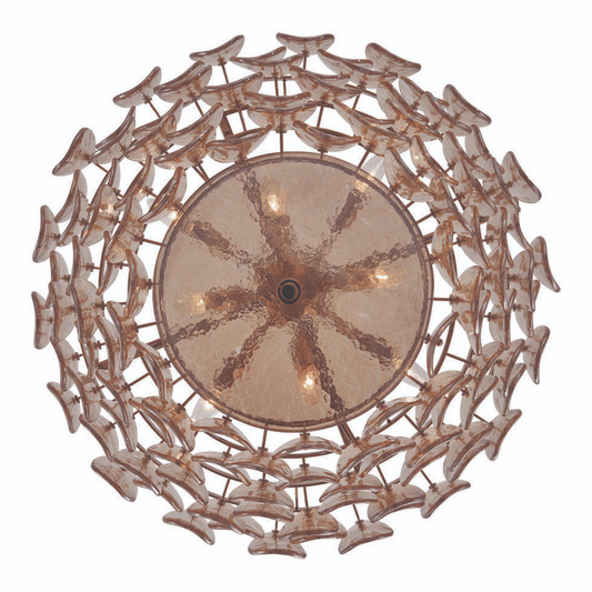Uroko Chandelier - Elegant LED Lighting with Adjustable Brightness