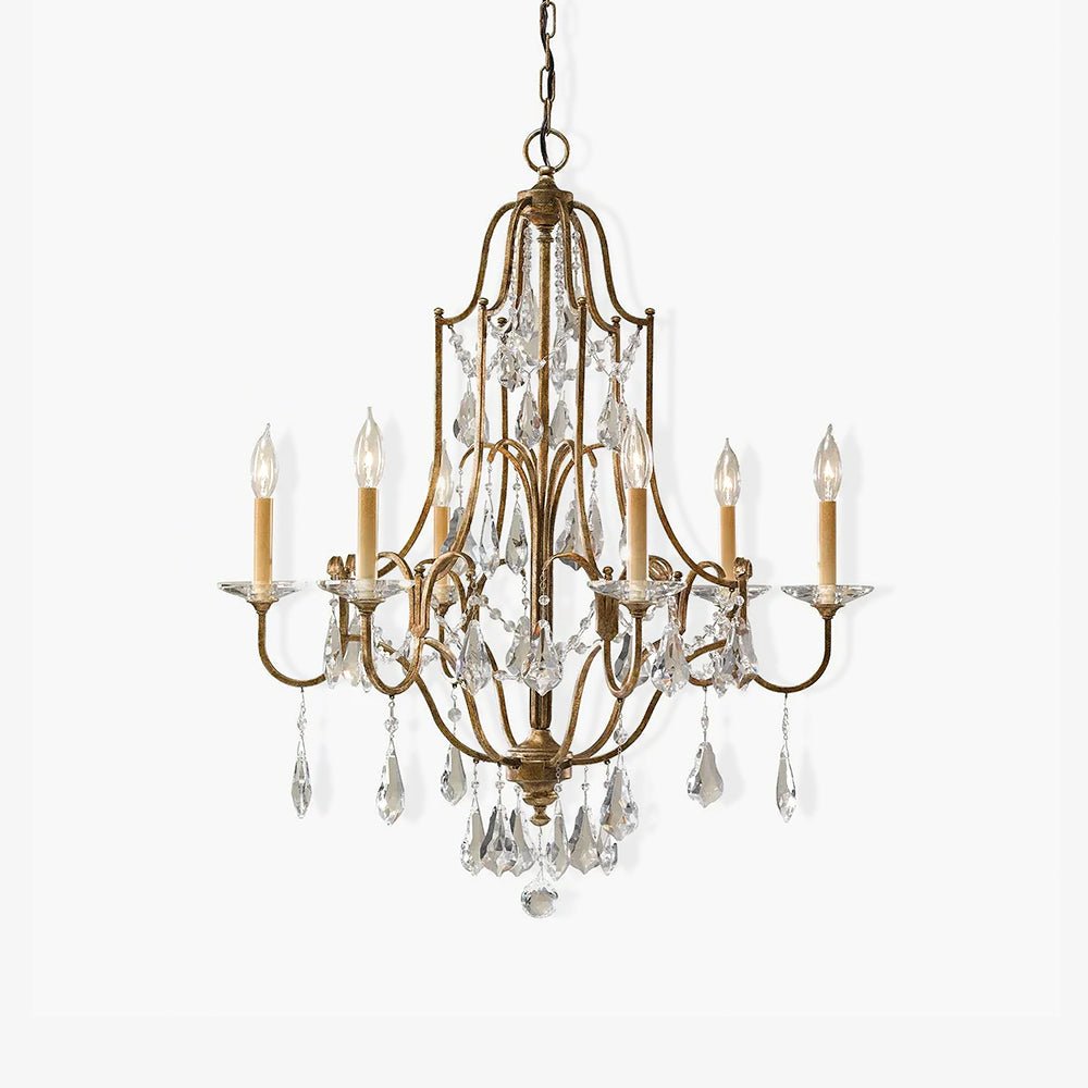 Valentina Chandelier - Elegant Design with Adjustable Height & LED Lig