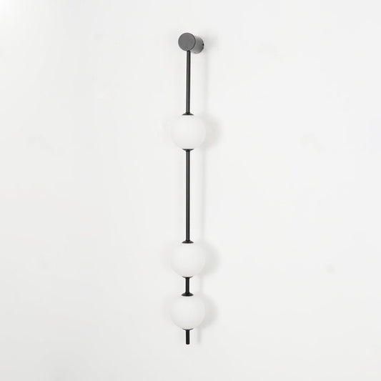 Professional Vertical Balls Wall Lamp - Adjustable Brightness, Modern