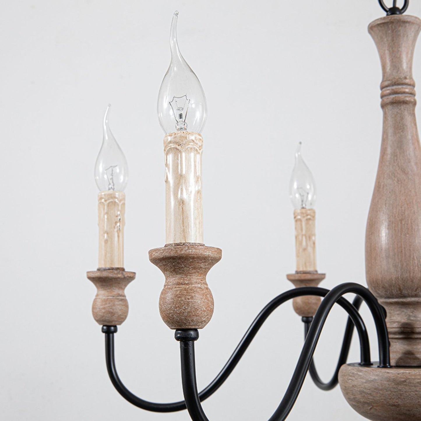 Willowbrook Farmhouse Chandelier - Rustic Design with Adjustable Heigh
