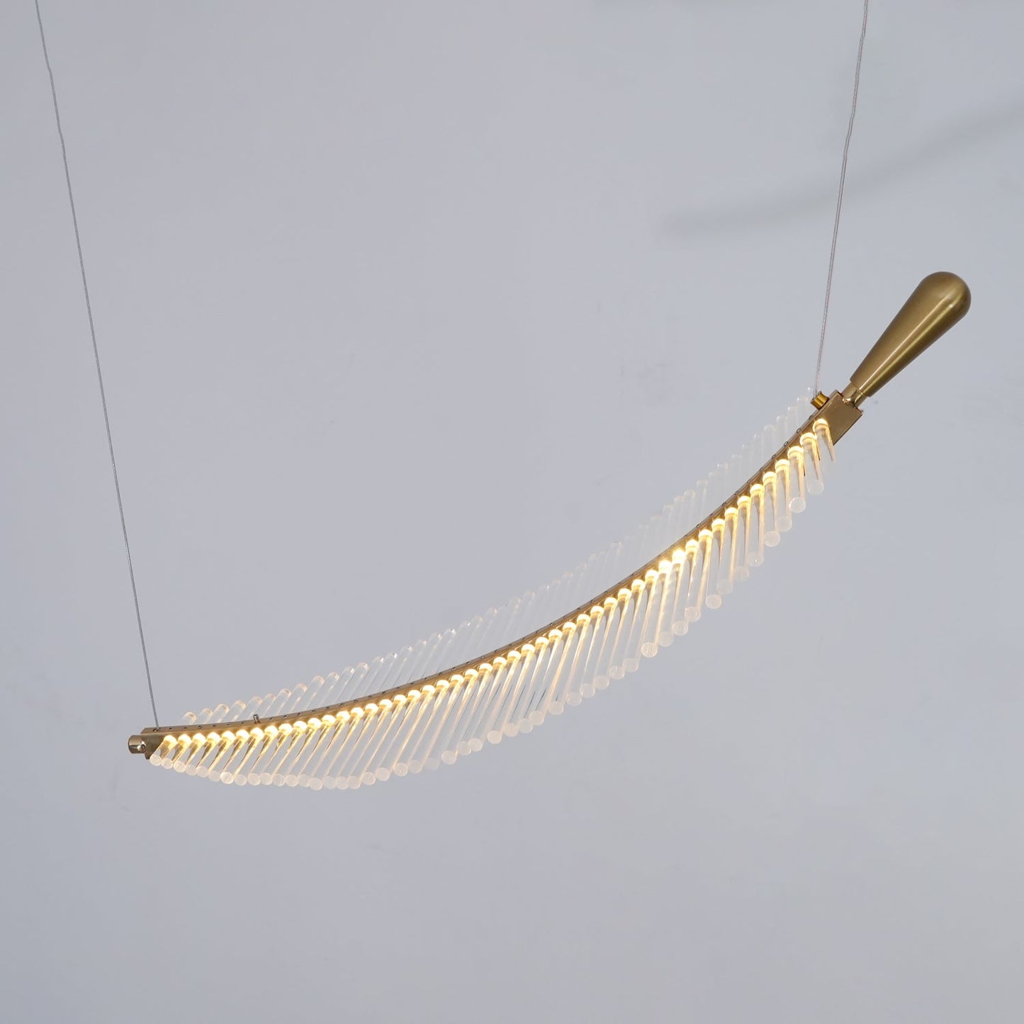 Modern Leaf LED Chandelier - Dimmable, Energy-Efficient Lighting