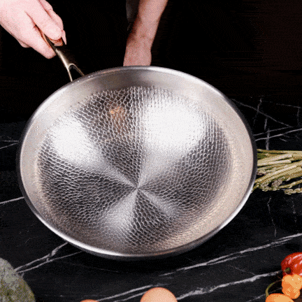 TAIMA Certified Pure Titanium Wok Pan Pro Position 2