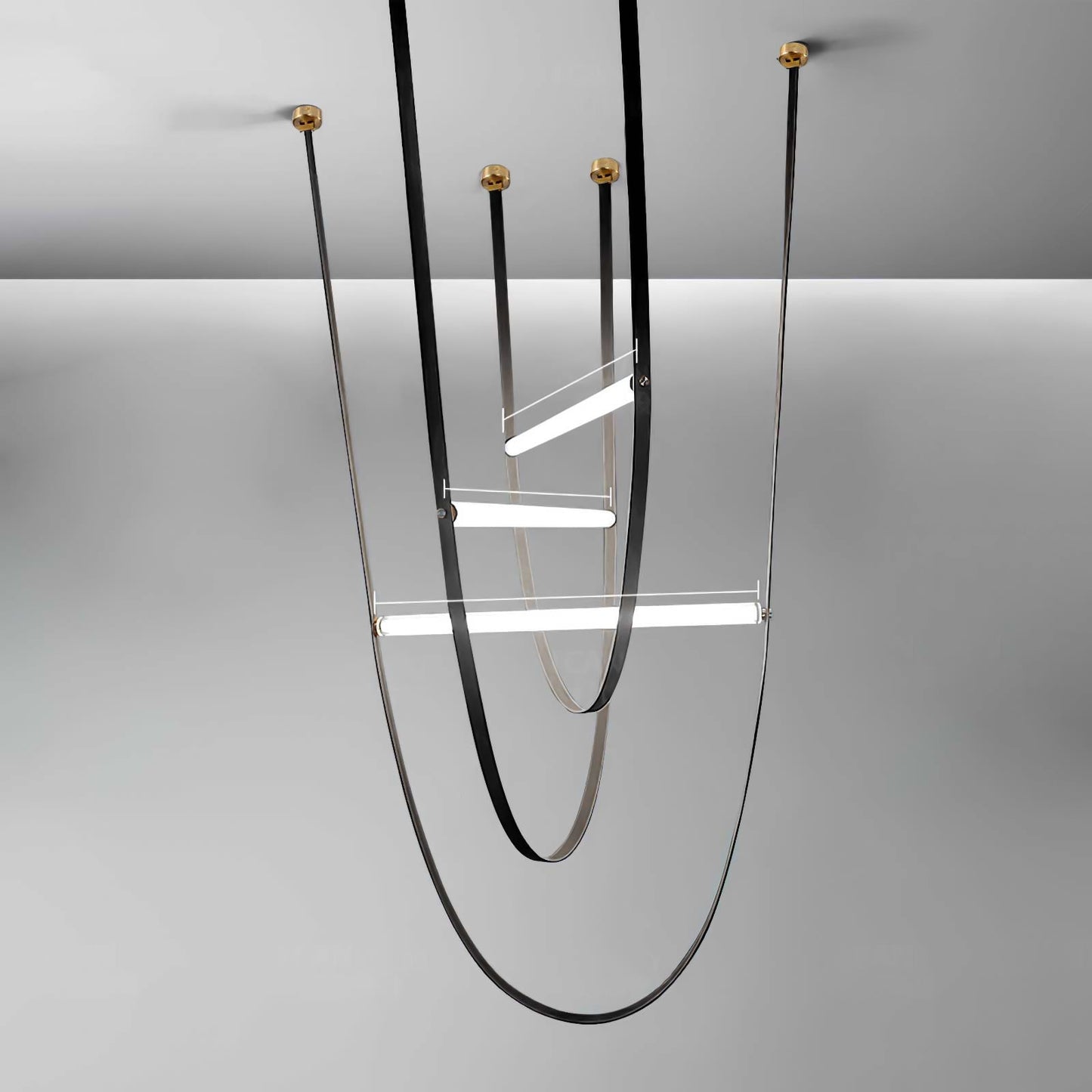 Tracer Belt Pendant Lamp - Adjustable Height, Energy-Efficient LED