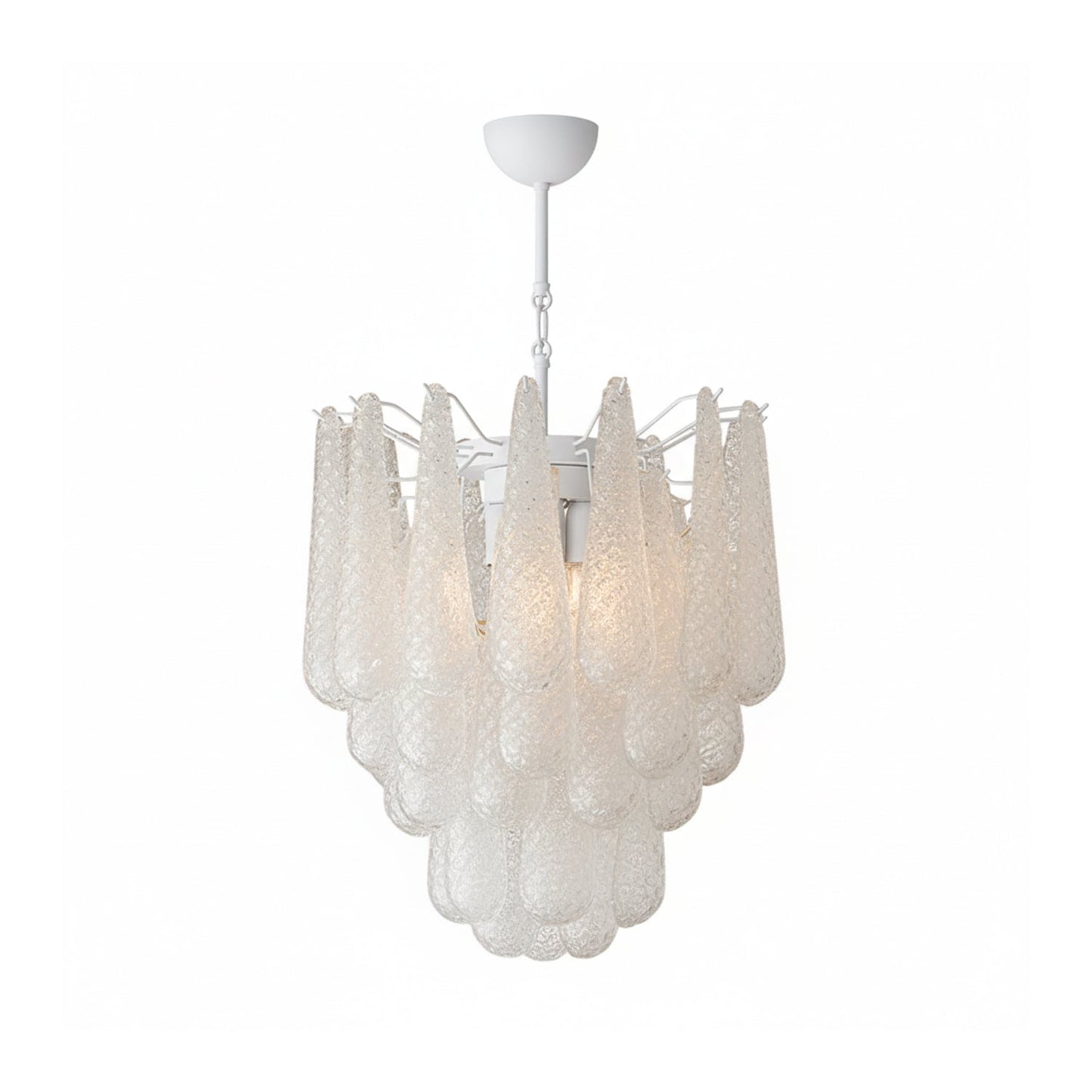 Viola Drop Chandelier - Elegant Design with Adjustable Height & Crysta