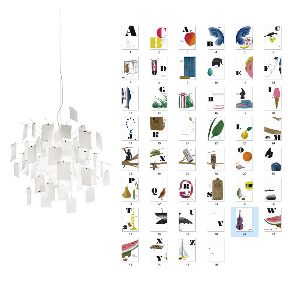 Elegant Paper Chandelier - Lightweight, Eco-Friendly Design, Easy to H