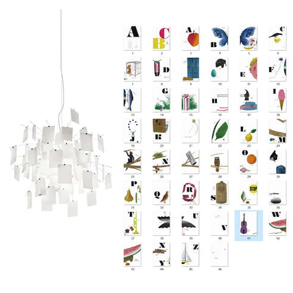 Elegant Paper Chandelier - Lightweight, Eco-Friendly Design, Easy to H
