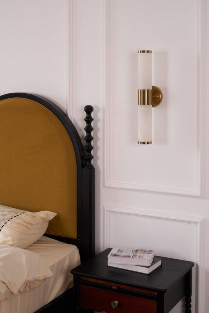 Alabaster Wall Lamp - Elegant Design with Soft Glow & Adjustable Angle