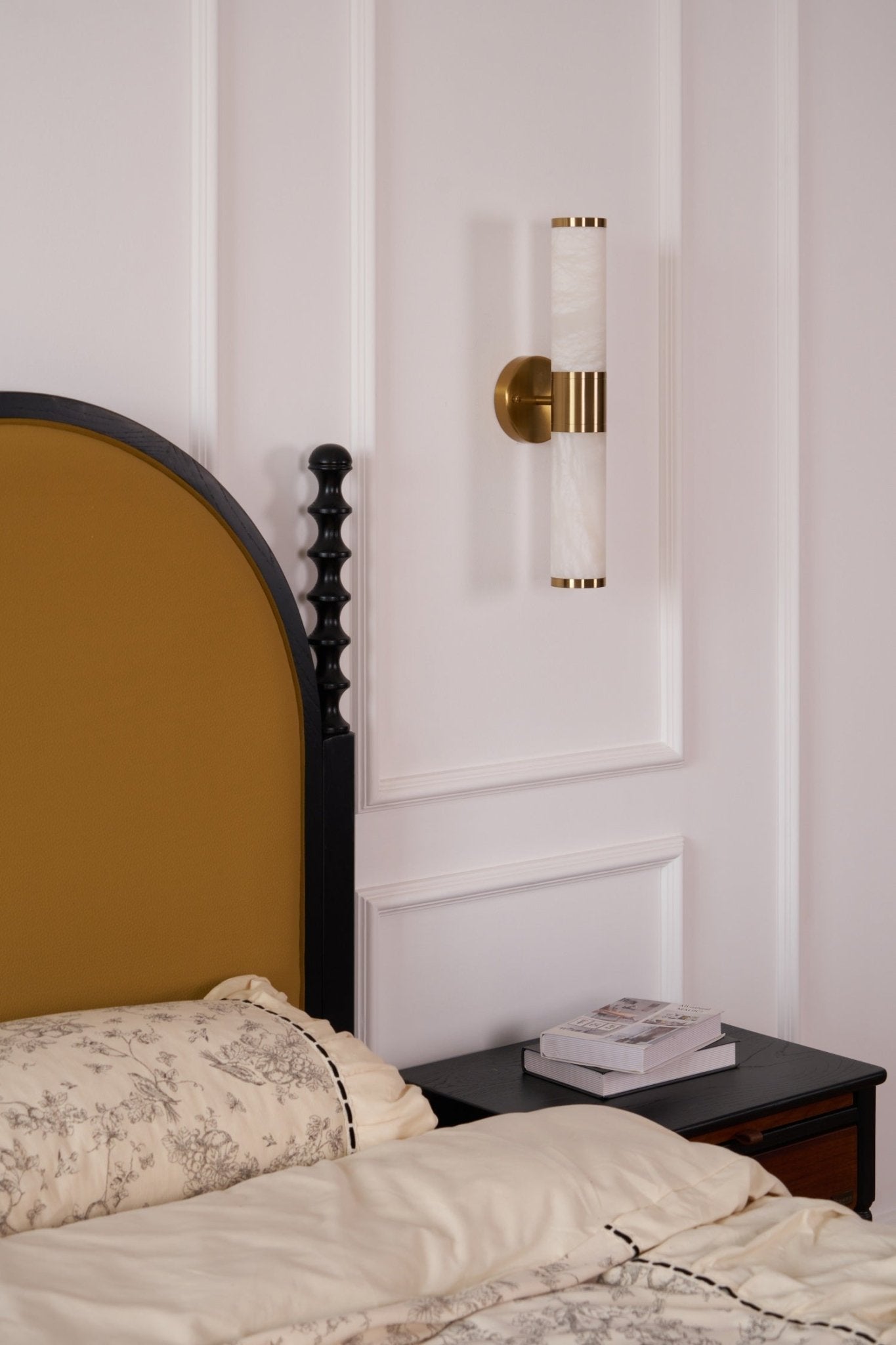 Alabaster Wall Lamp - Elegant Design with Soft Glow & Adjustable Angle