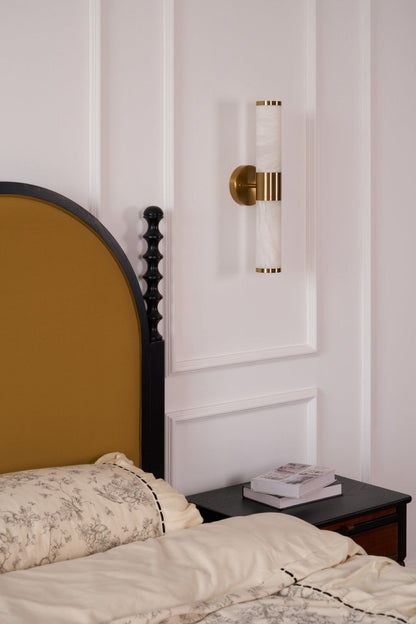 Alabaster Wall Lamp - Elegant Design with Soft Glow & Adjustable Angle