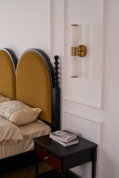 Alabaster Wall Lamp - Elegant Design with Soft Glow & Adjustable Angle