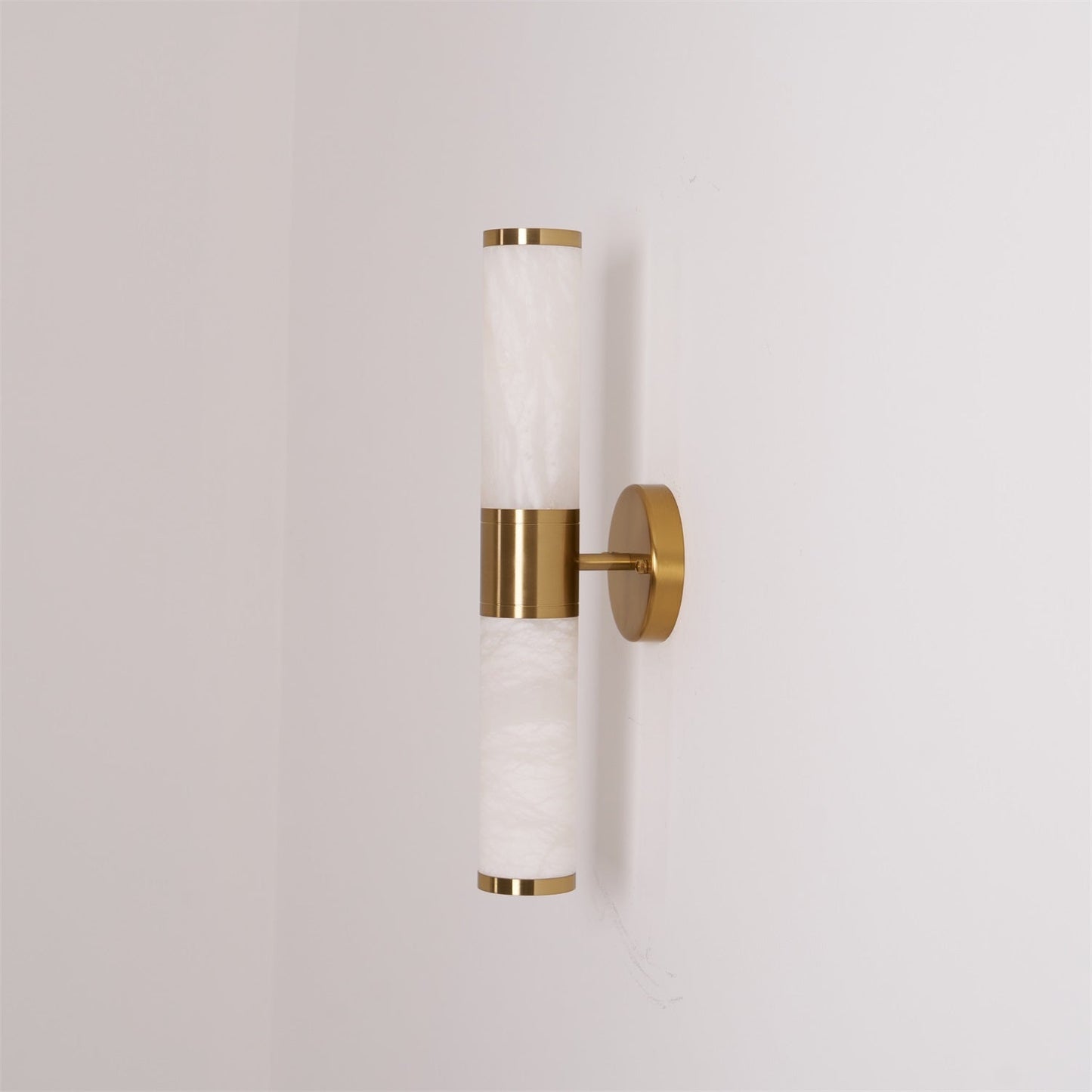 Alabaster Wall Lamp - Elegant Design with Soft Glow & Adjustable Angle