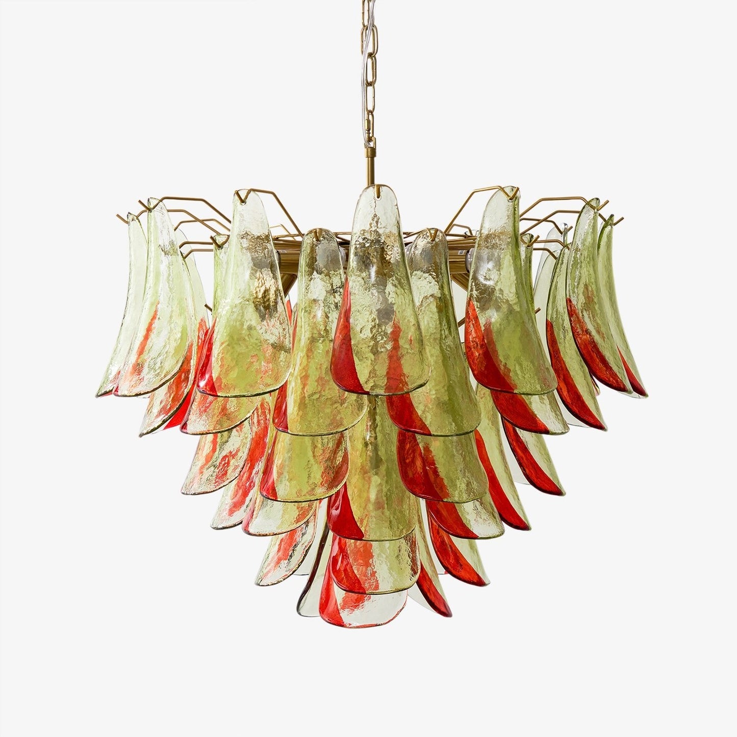 Marielle Glass Chandelier - Elegant Illumination with Adjustable Heigh