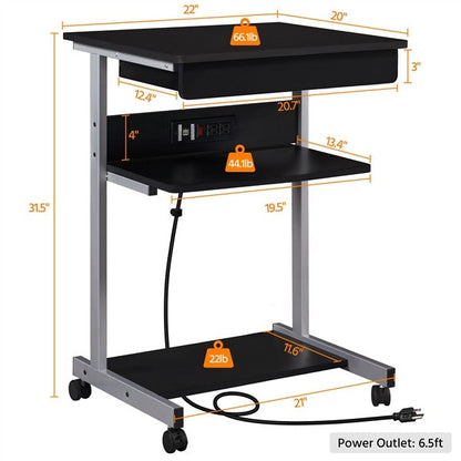 22 in Laptop Computer Table Position 4