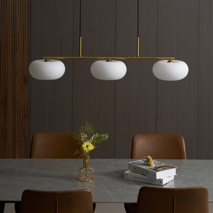 Sculptural Pendant Light with Adjustable Brightness — lifestyle view