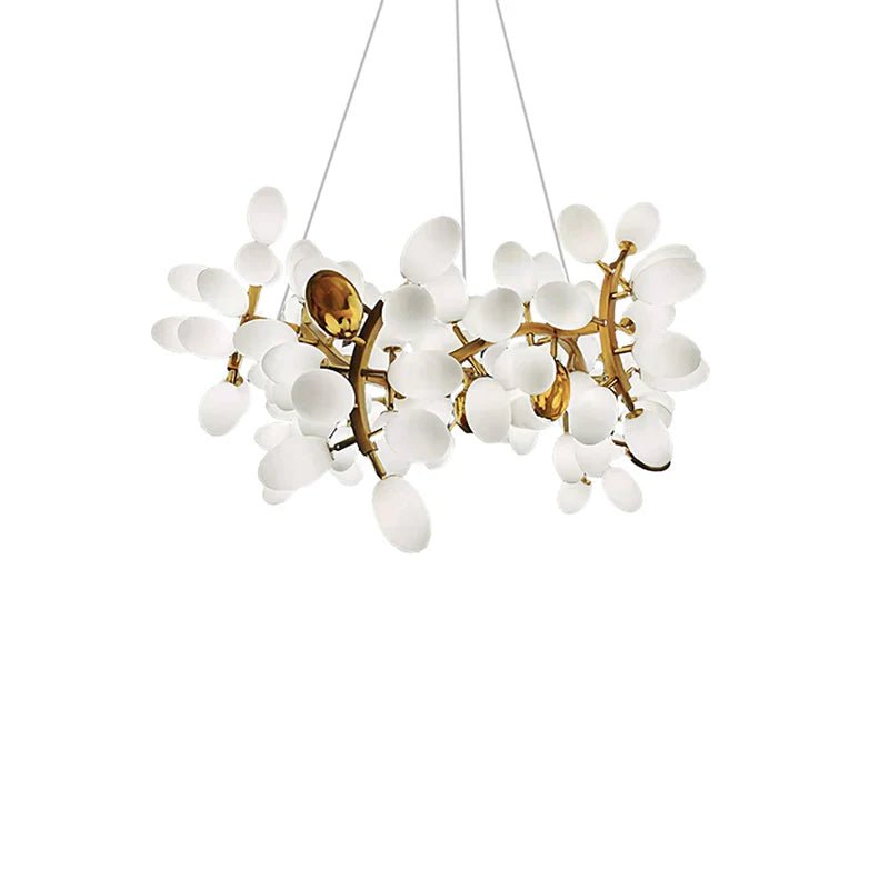 Selene Droplet Chandelier - Elegant Crystal Design with Adjustable Hei