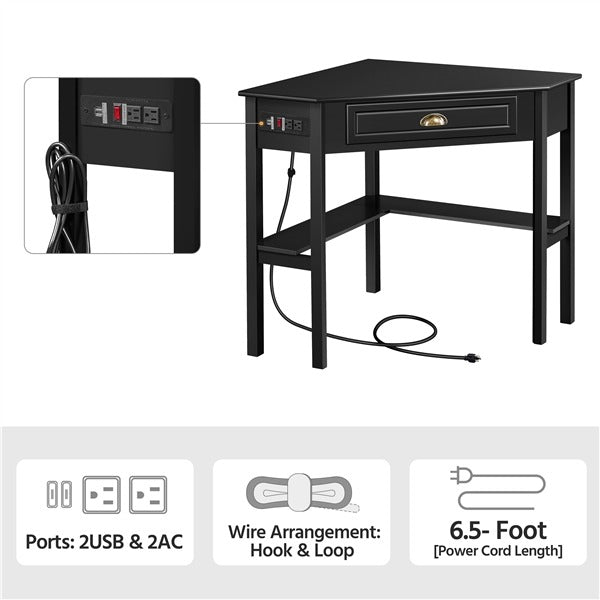 L Shaped Computer Corner Table Position 5