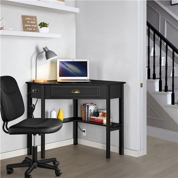 L Shaped Computer Corner Table Position 9