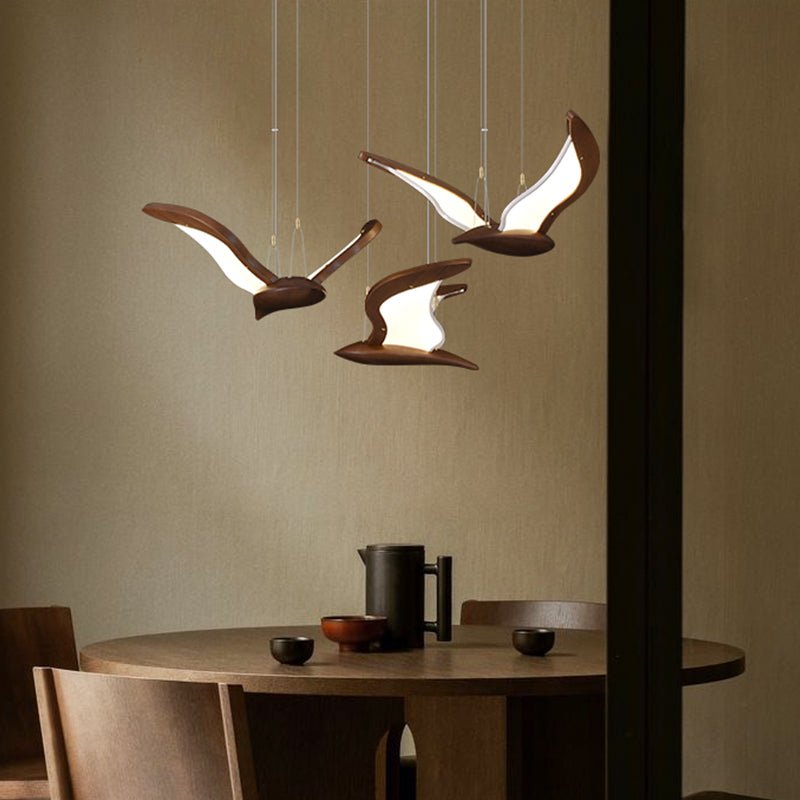 Elegant Warbler Chandelier - Adjustable Height, Energy-Efficient LED
