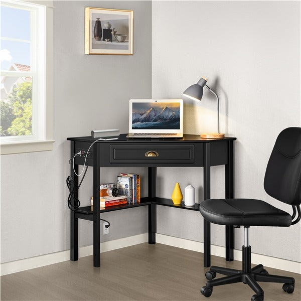 L Shaped Computer Corner Table Position 8