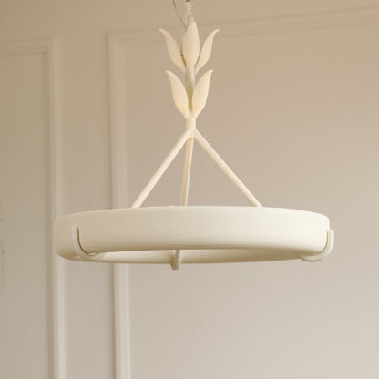 Tinsley Plaster Chandelier - Elegant Design with Adjustable Height & S