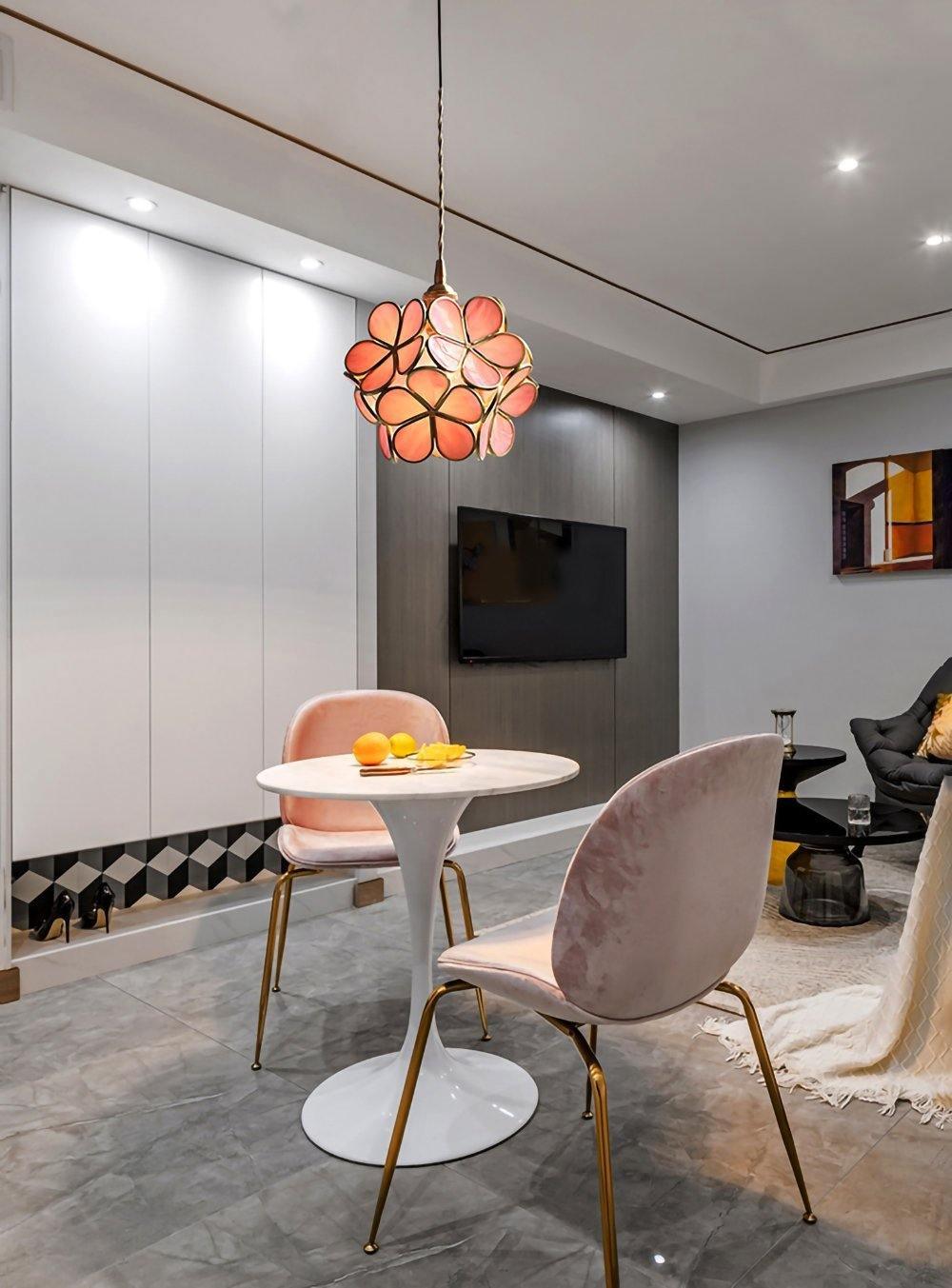 Glass Petal Pendant Light Position 13