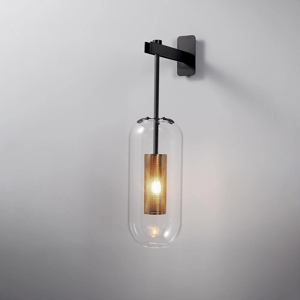 Vadim Glass Wall Lamp - Elegant Design with Adjustable Brightness