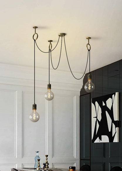 Professional Industrial Spider Chandelier with Adjustable Arms & LED L
